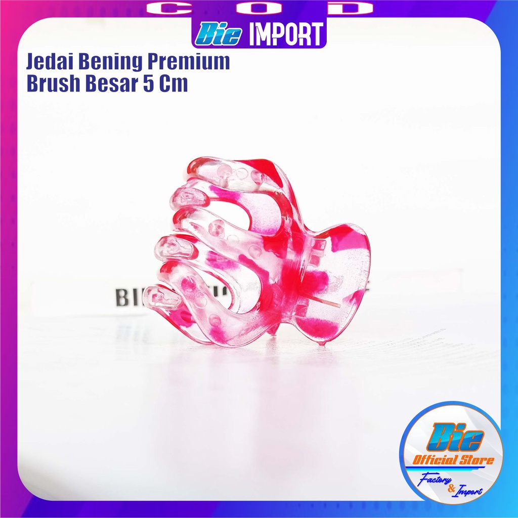 Jepit Jedai Ori Bangkok Bening Brush Premium Impor Best Seller