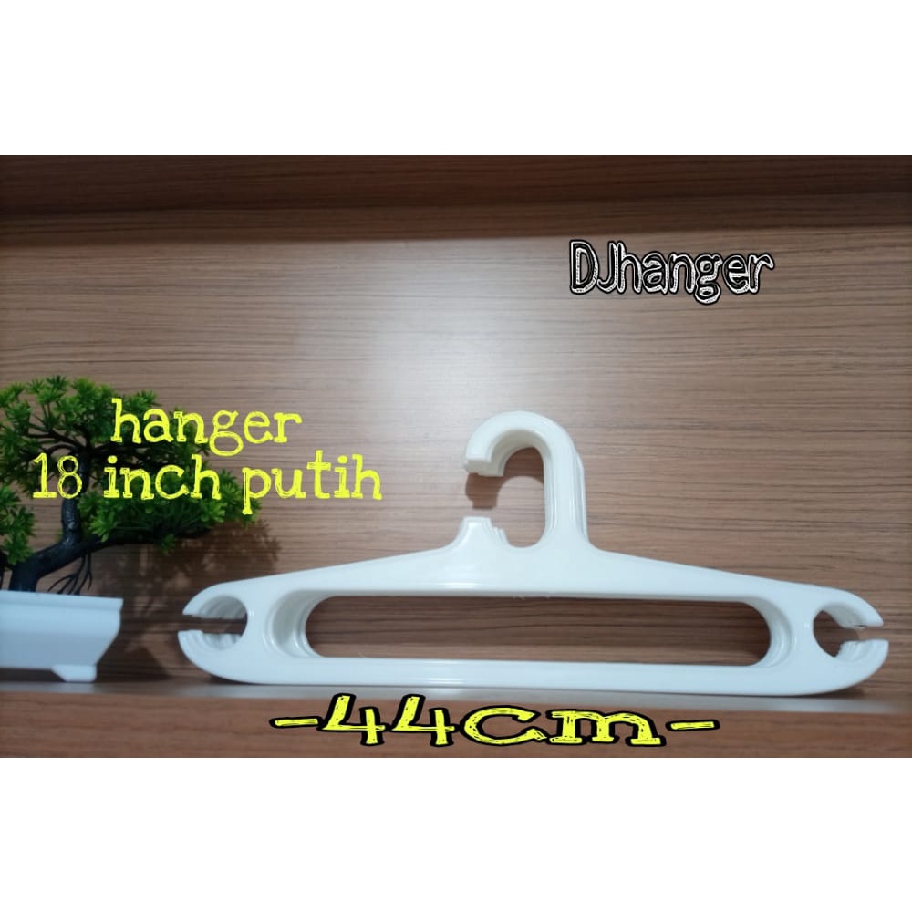 Hanger Plastik 18 Inch | Gantungan baju plastik elastis