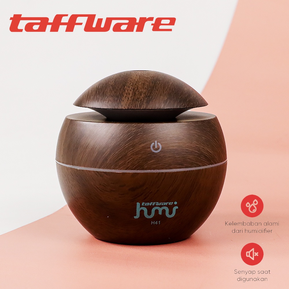 Aromatherapy Air Humidifier Desain Kayu - HUMI H41 - OMHZR7BR Brown