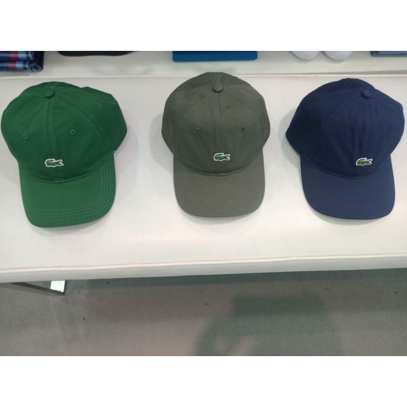 Topi Lacoste Original Logo Depan