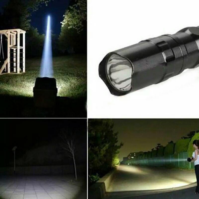 Senter Led mini XPE 511 Senter Swat Mini LED Zoom Super Terang Swat Police Light Recharger