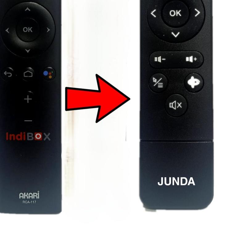 ➼ REMOTE AKARI AX-512 XL HOME INDIBOX RCA-117 STB SET TOP BOX JUNDA 012 ✧