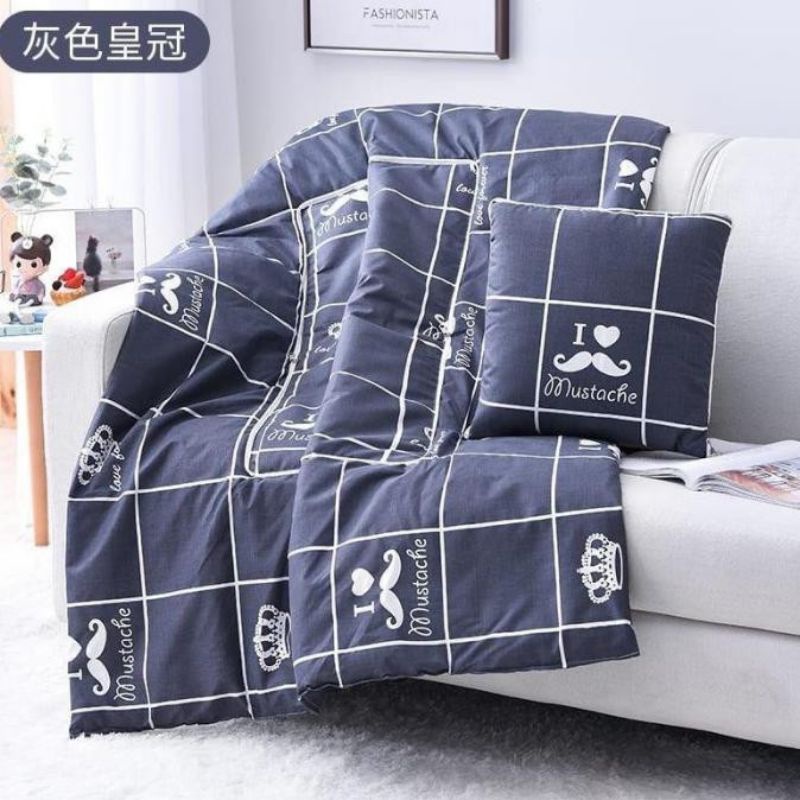 Bantal Selimut Motif Import Lucu Unik 2 In 1 BalMut