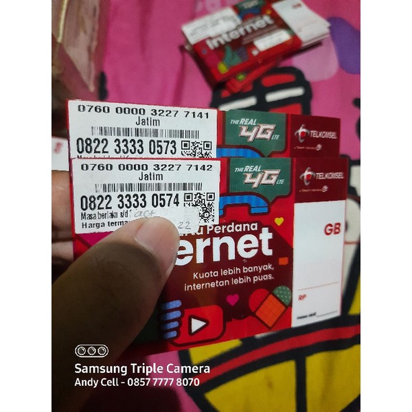 NOMOR CANTIK SIMPATI LOOP KWARTET 3333