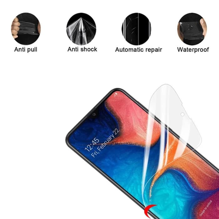 Anti Gores Jelly Hydrogel For Vivo V17 Pro  Full Depan Belakang Anti Shock Screen Guard Protector