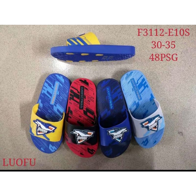 SANDAL SLOP ANAK LAKI LAKI LUOFU / SENDAL SELOP ANAK COWOK KARET IMPORT