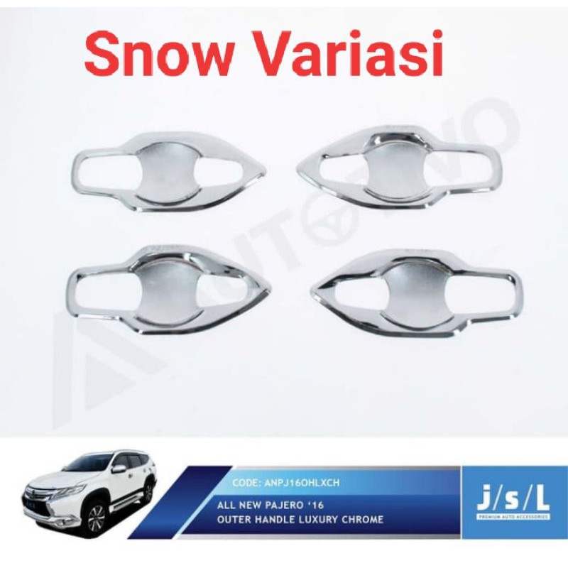 Cover Outer Mangkok All New Pajero 2016 2020 2022 Luxury Chrome