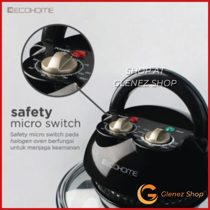 Ecohome Air Fryer Alat Goreng Masak Penggorengan Tanpa Minyak Low Watt