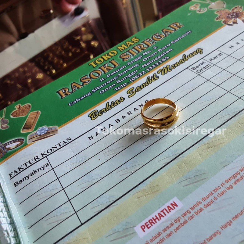 Cincin 5gr mas LM 99.9% emas london 24k | TOKOMASRASOKI