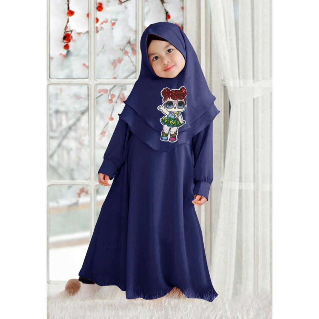 HOPYLOVY - Gamis anak LED Loly Kids bahan Baloteli