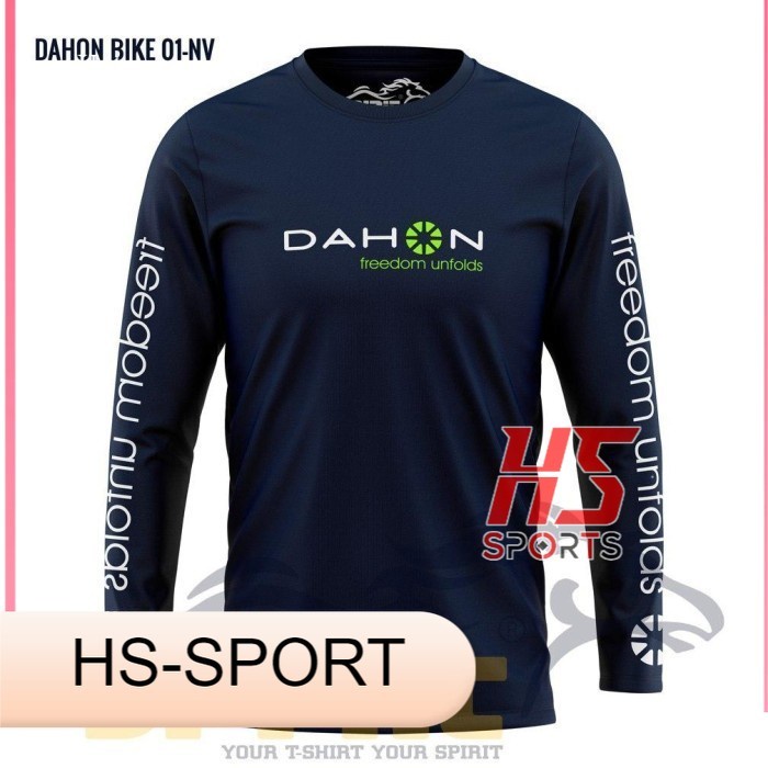 BAJU SEPEDA KAOS SEPEDA DAHON BIKE GOWES GUNUNG MTB THRILL PANJANG - XS