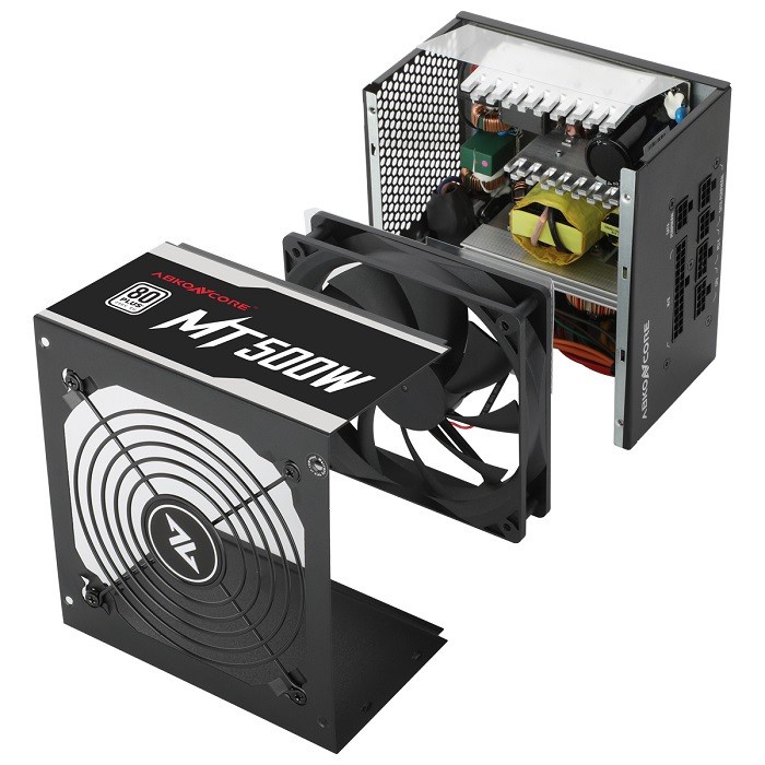 PSU ABKONCORE MIGHTY 500W 80+ Full Modular Power Supply