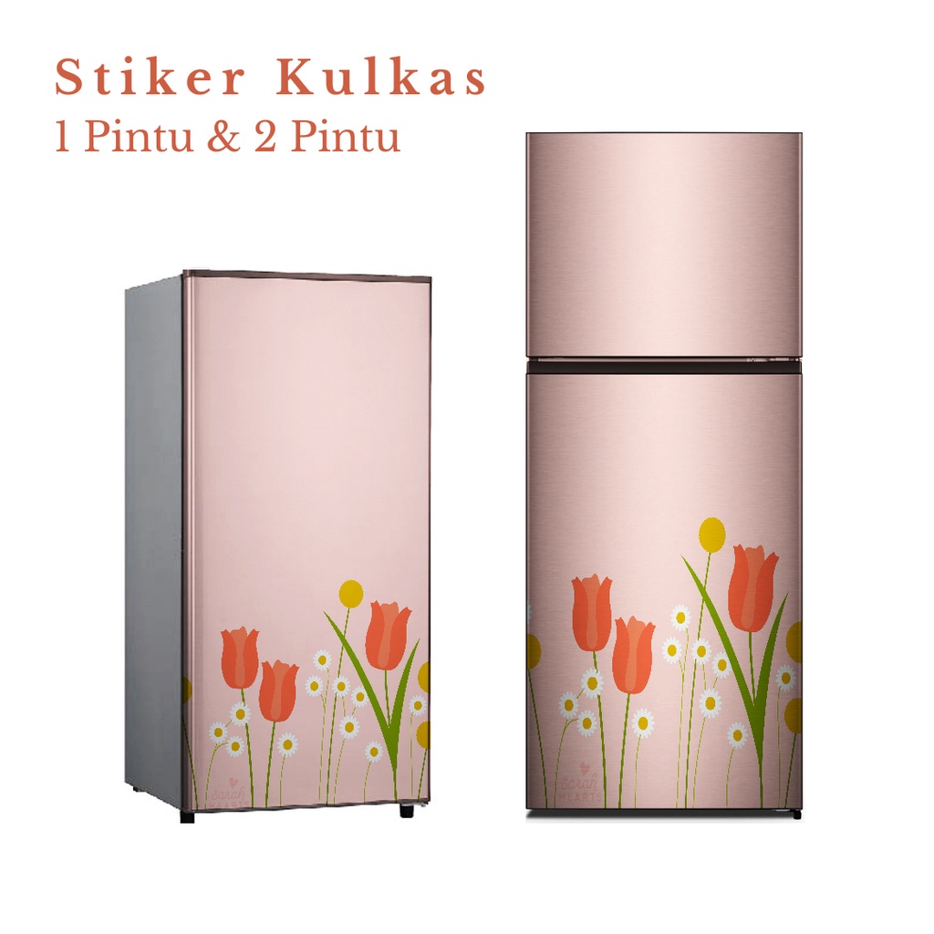 Stiker Kulkas 1 Pintu dan 2 Pintu motif Minimalist kode MT-67 - FX