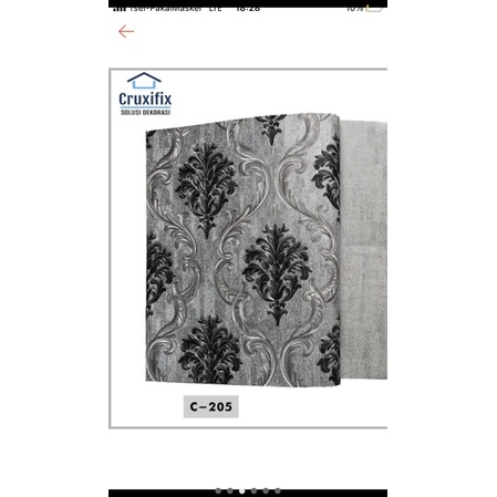 wallpaper premium wallpaper Korea batik silver