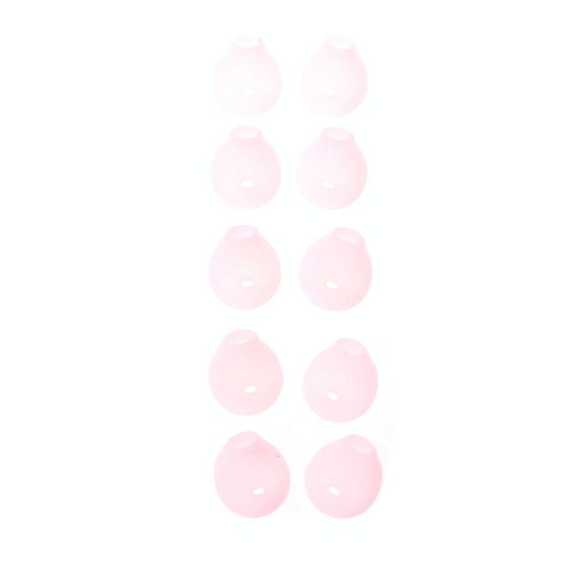 btsg 10pcs/lot Soft Silicone Ear Pads Eartips For S-ony WI-SP500 For S amsung S7 S6 Edge 9200 level u In-ear Headphones