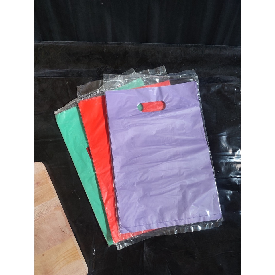 Kresek Olshop Plastik 25x35 Olshop Polos Plong Tebal