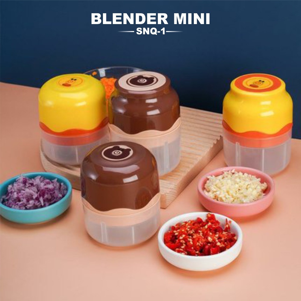 Chopper Mini Blender Food Processor USB Blender Mini Serbaguna Blender Pencacah Bumbu Portable