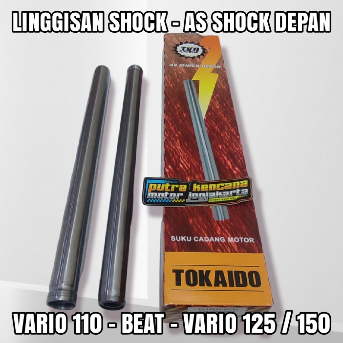 AS SHOCK DEPAN - VARIO 110 KARBU, BEAT, SCOOPY, SPACY - LINGGISAN SHOCKBREAKER