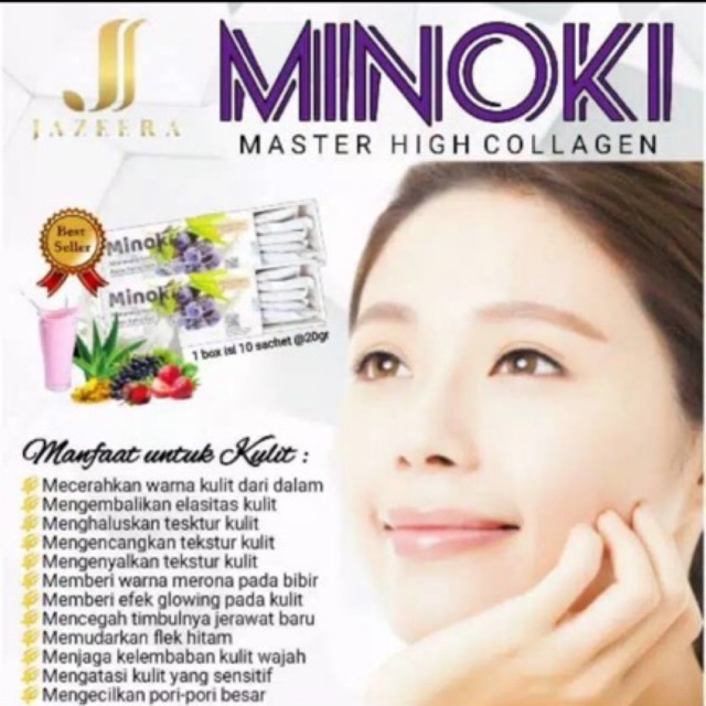 Minoki minuman collagen original