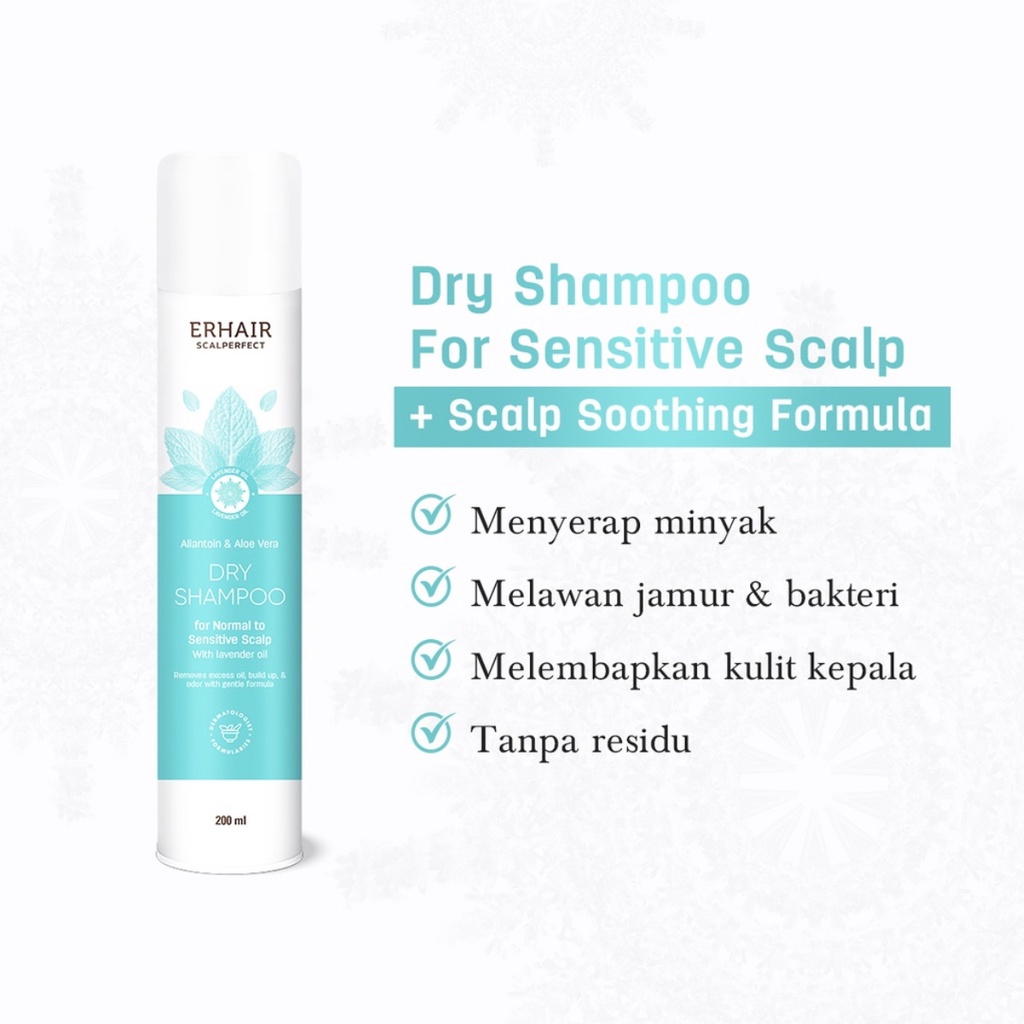 ERHAIR Scalperfect Anti Dandruff Series | Shampoo | Hair Serum | Exfoliating Gel | Hydrating Mask | Dry Shampoo