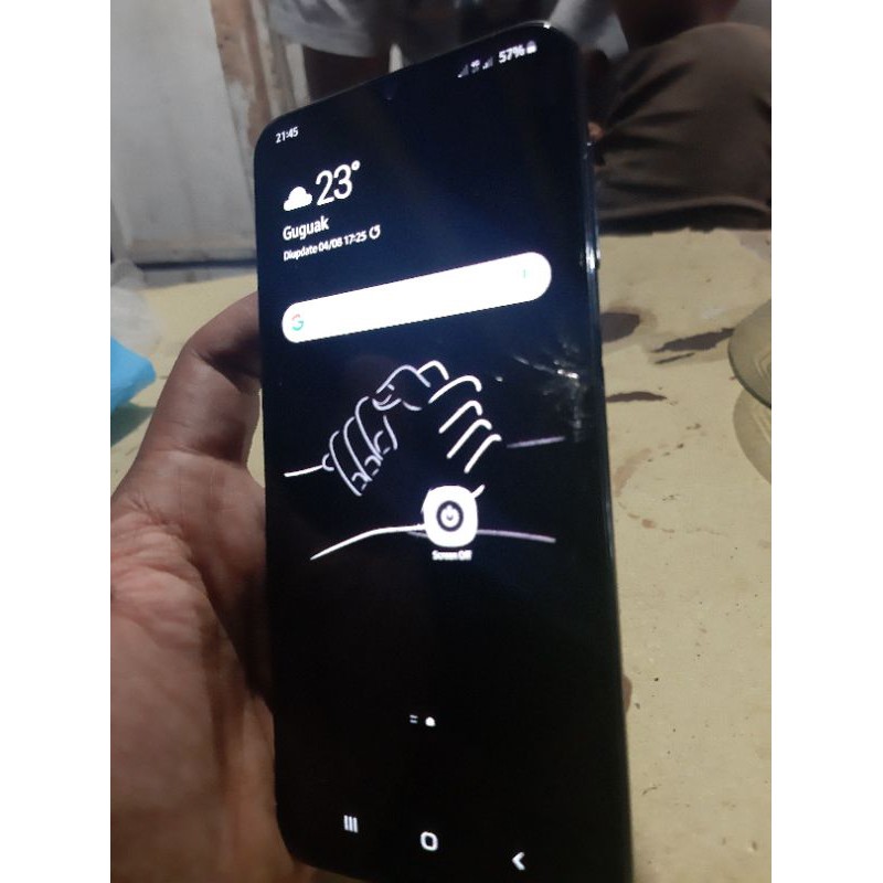 Samsung A30S 4/64 GB warna Hitam bekas