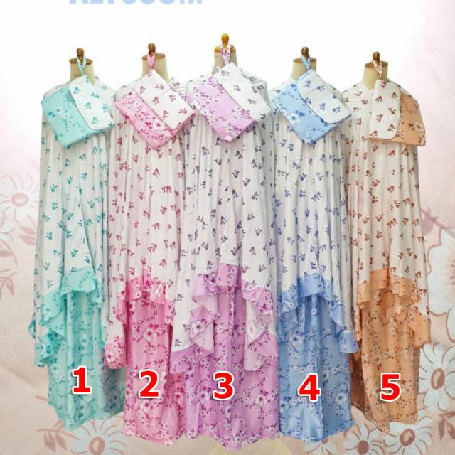 MUKENA DEWASA KATUN RAYON REMPEL TEPI