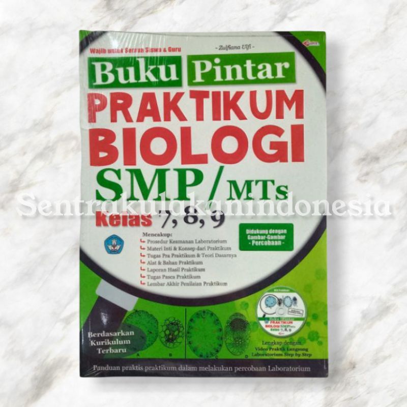 Laskar Aksara | Buku Pintar Praktikum Biologi SMP 7, 8, 9