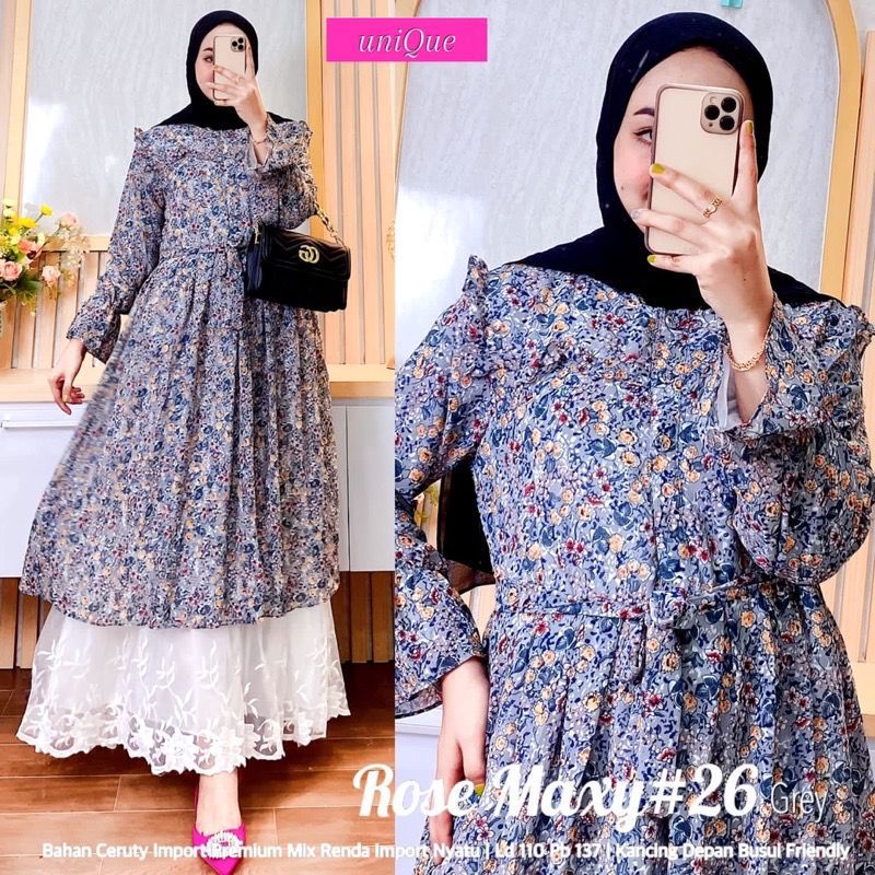 ROSE MAXY | DRESS CERUTY ARMANY MIXED BRUKAT