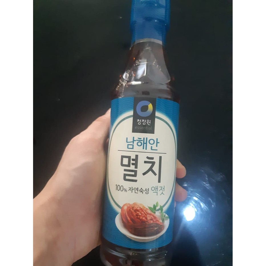 

CHUNGJUNGONE ANCHOVY SAUCE KECAP IKAN KOREA 500 GR 멸치액젓 TERI