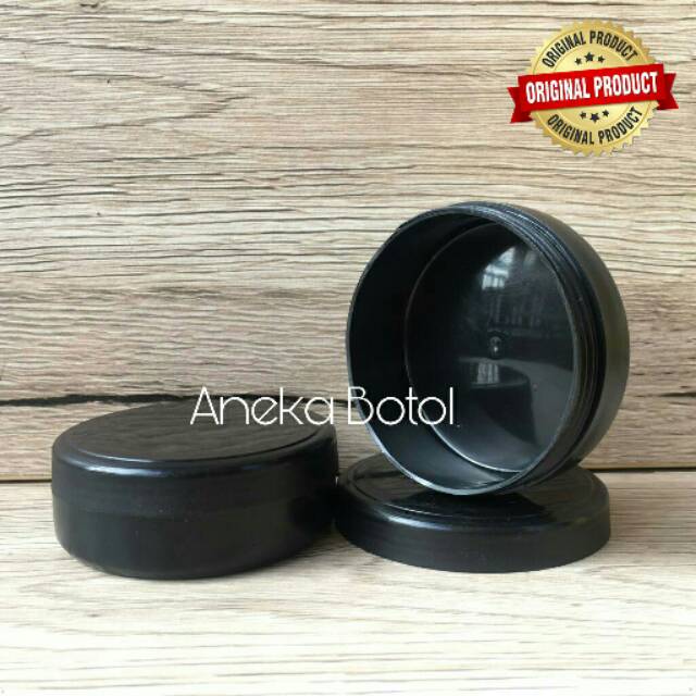 POT POMADE - SCRUB 50 GRAM HITAM PP / POT CREAM KOSMETIK KOSONG MURAH ORIGINAL
