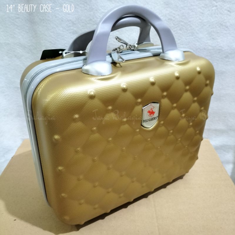 Beauty Case 14 Inch Polo Garden Koper Kabin Fiber Mini Travel Bag