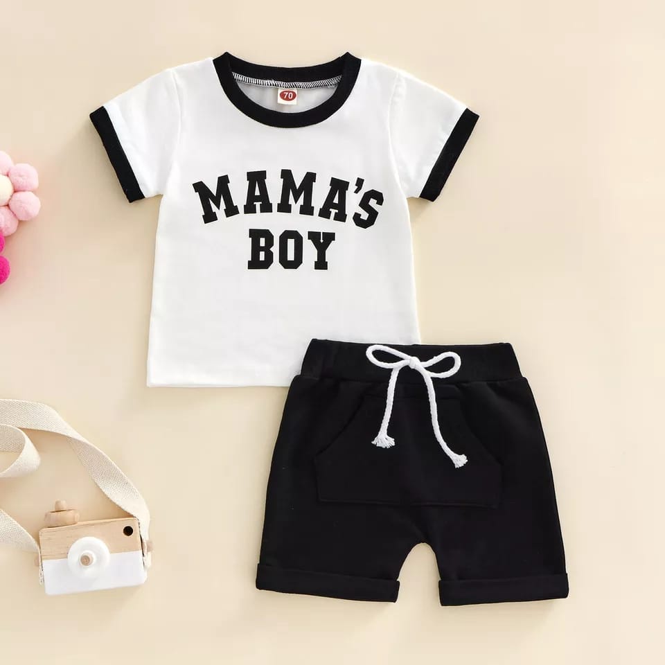 BEFAST - ZTL Setelan Anak NADIRA / SETELAN ANAK BOY / Setelan Anak Laki-Laki / Pakaian Casual Balita / Oneset Santai Anak / Set Atasan Kaos Lengan Pendek+Celana Pendek / Fashion Aank Laki-Laki Kekinian / Terlaris