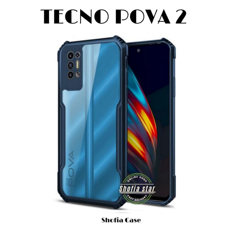 PROMO Soft Case TECNO POVA 2 Case Shockproof Transparan Protect Camera