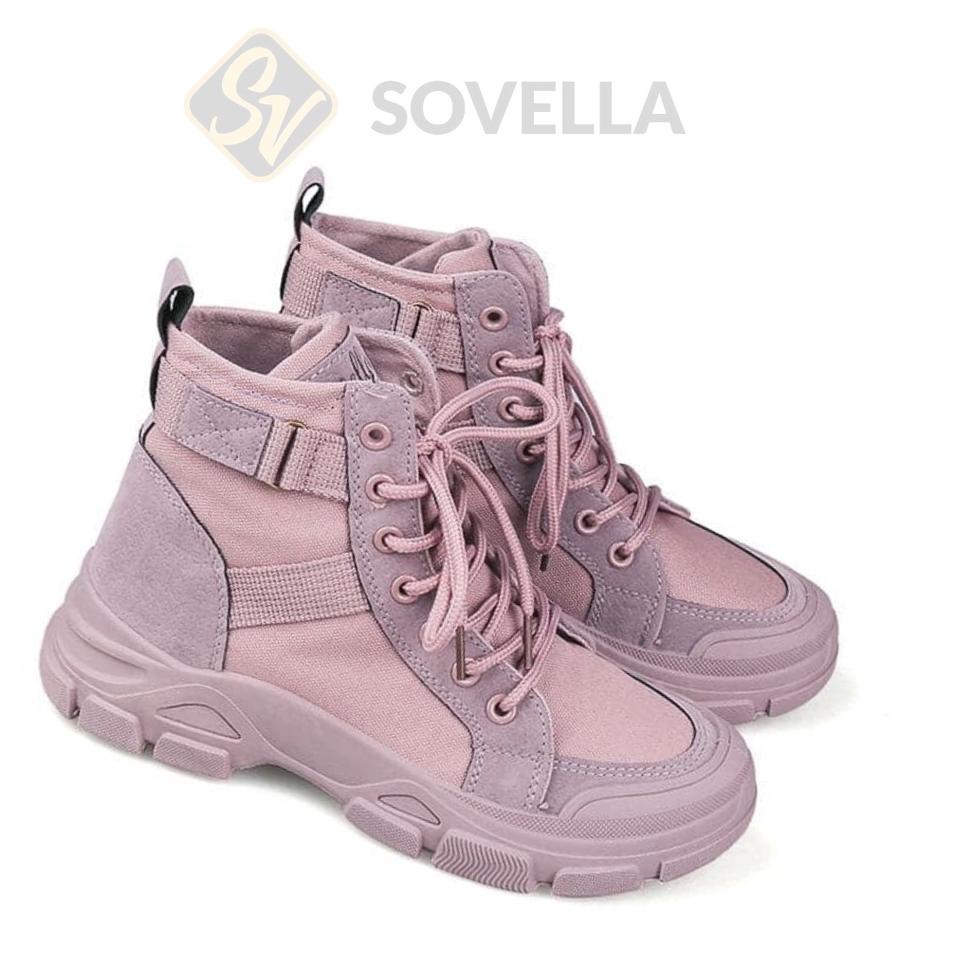 Langsung Beliii.. SOVELLA Lizza Sneakers Sepatu Wanita Tali Import Sport