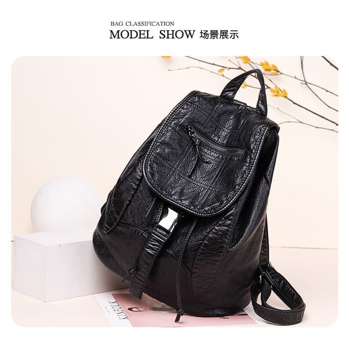 Ransel Korea Bags Backpack Wanita Parasut tasRANSEL TAS WANITA IMPORT  PB1605