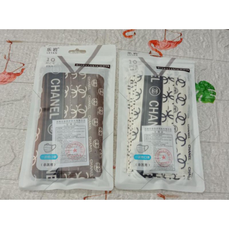 MASKER KAIN 3 PLY PERPACK ISI 10 PCS