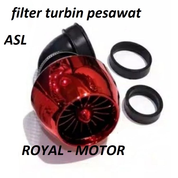 filter karbu saringan udara model turbin dan jamur filter variasi motor universal  pPE 24/26/28/30 filter udara universal