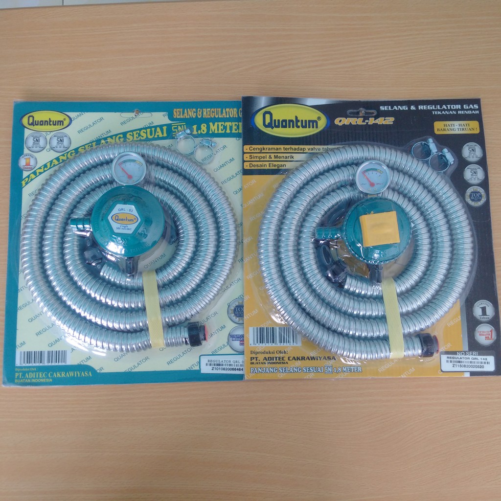 REGULATOR  KOMPOR GAS QUANTUM PAKET HEMAT RESSELER  QRL 032 DAN QRL 142