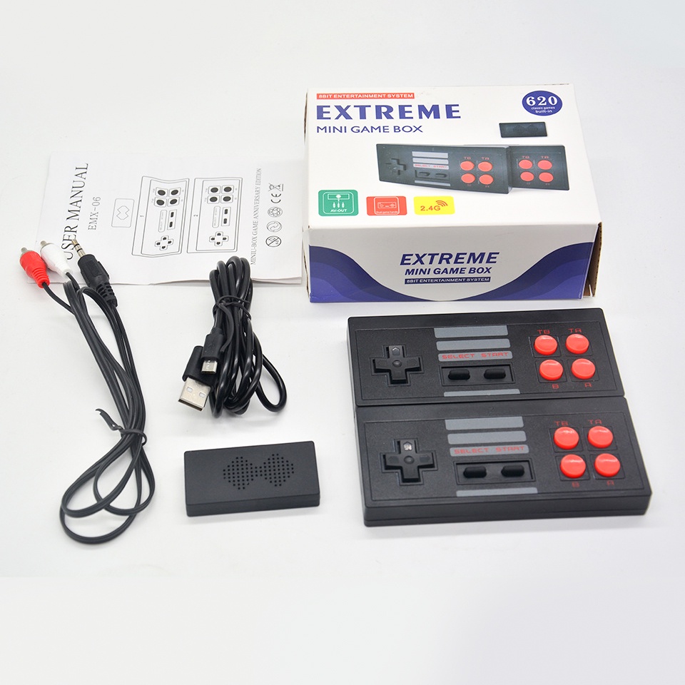 EXtreme Mini Game Box Retro Game Console TV Nintendo NES Clone 620 Classic Games