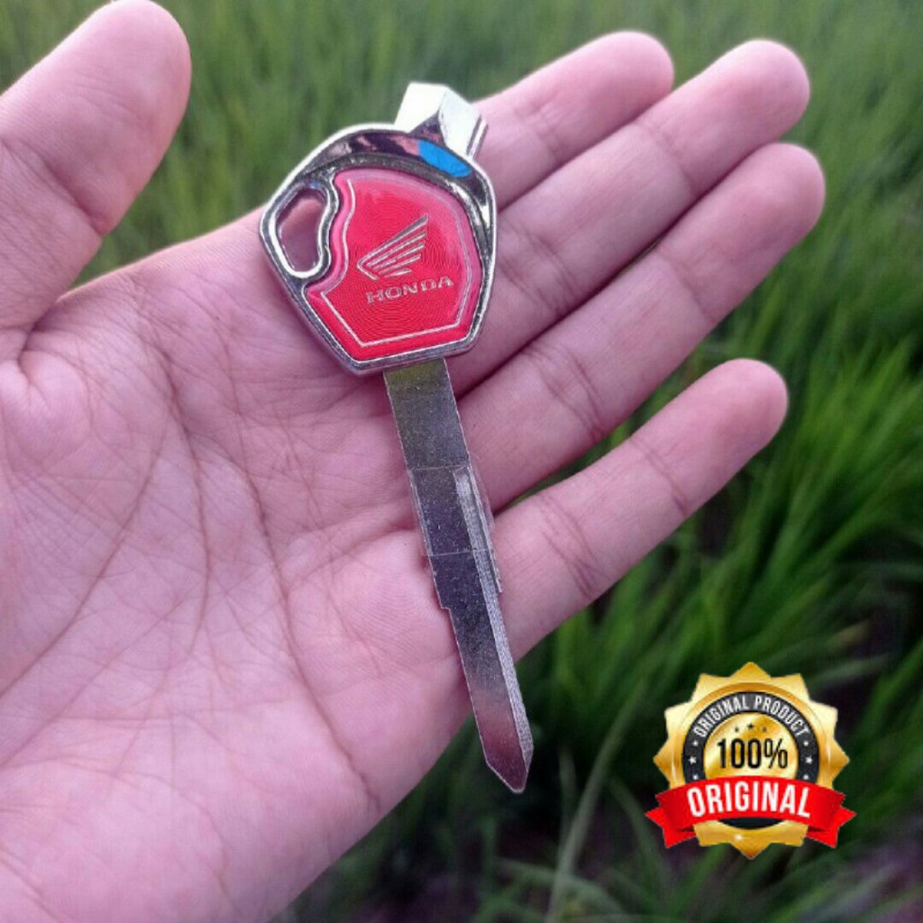 KUNCI DUPLIKAT HONDA BEAT VARIO SUPRA DLL FULL CROME / BAHAN KUNCI HONDA FULL CHROME