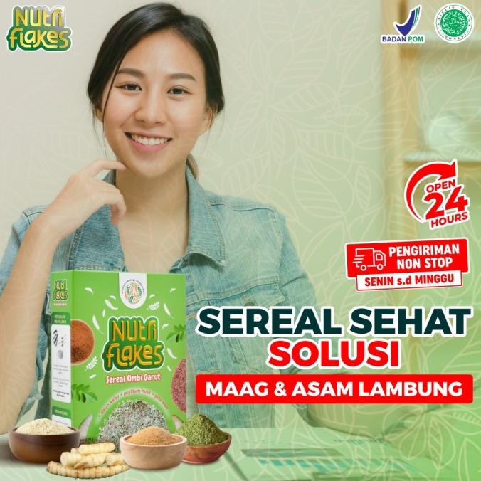 

Diskon NUTRIFLAKES SEREAL SEHAT - SOLUSI ATASI ASAM LAMBUNG DAN MAAG KRONIS Diskon