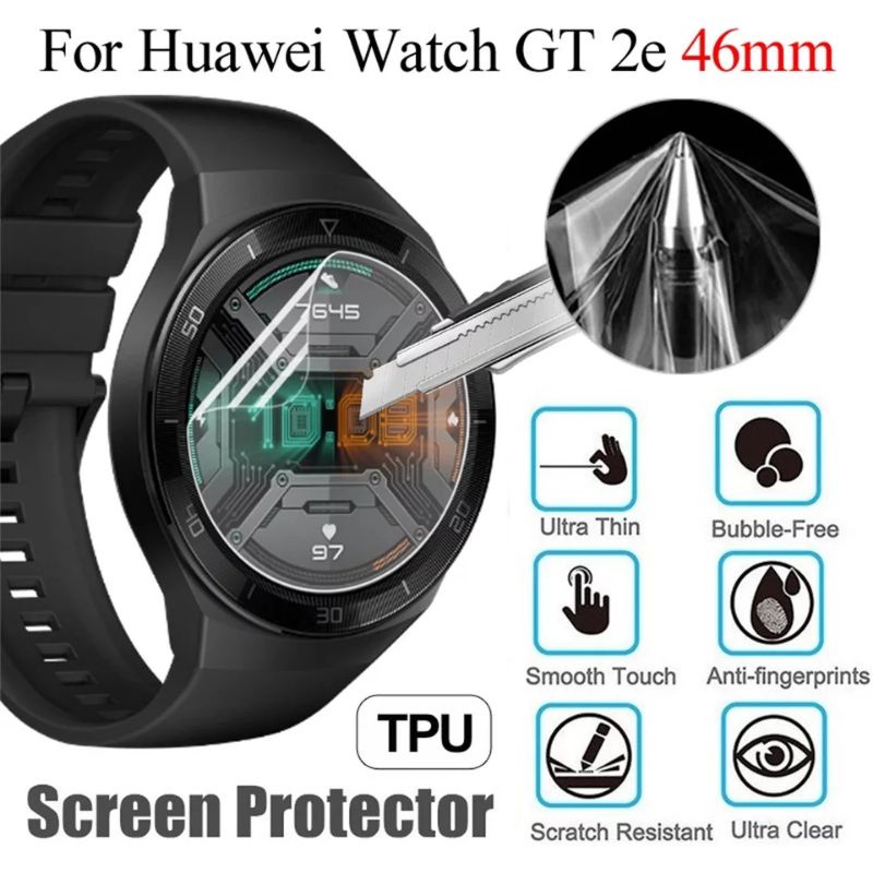 Pelindung Layar TPU Lembut for Smartwatch Huawei GT2e / GT 2E