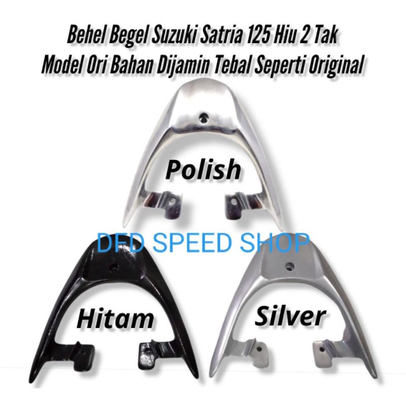 behel Begel satria hiu 125 hiu 2 tak pegangan jok belakang satria hiu 2 tak seperti originial