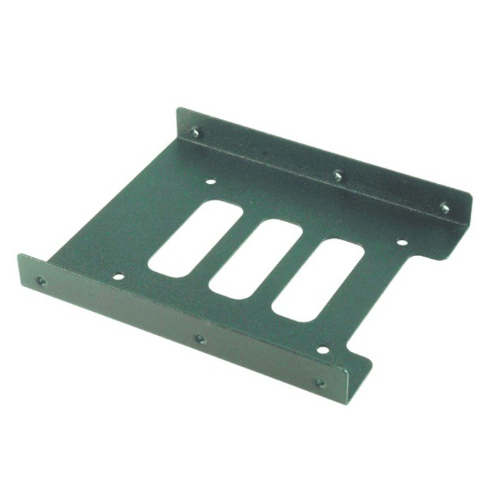 SSD Bracket Black Alumunium 2.5 Inch to 3.5 Inch