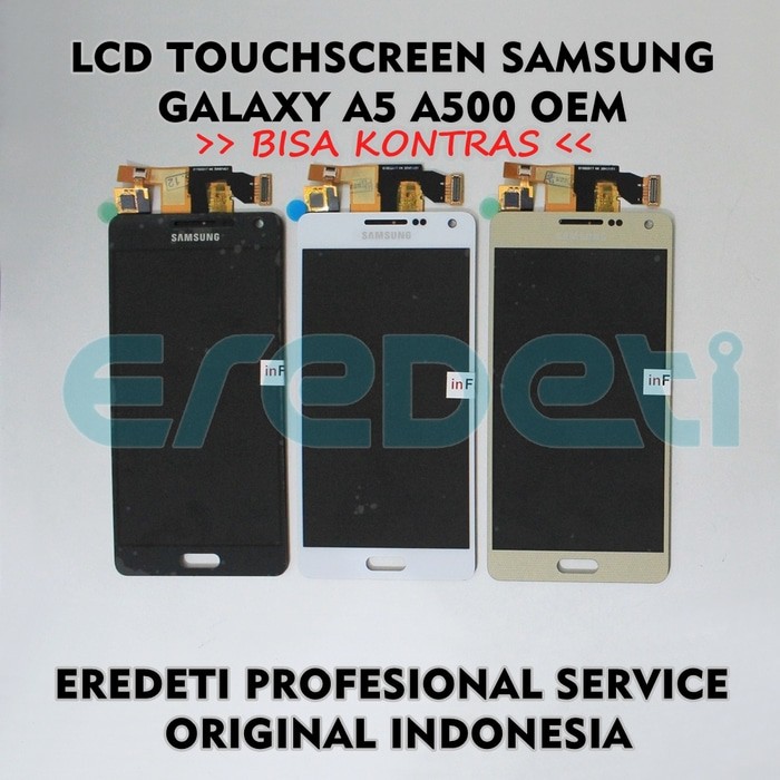 Diskon LCD TOUCHSCREEN SAMSUNG GALAXY A5 A500 BISA KONTRAS OEM KD-002240 - Putih