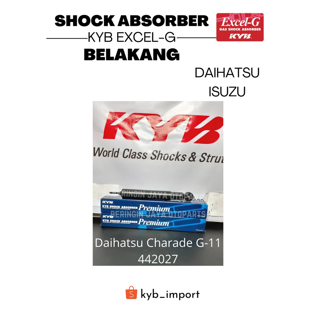 Shock Mobil  Charade G-11 [BELAKANG] Kayaba KYB Excel-G