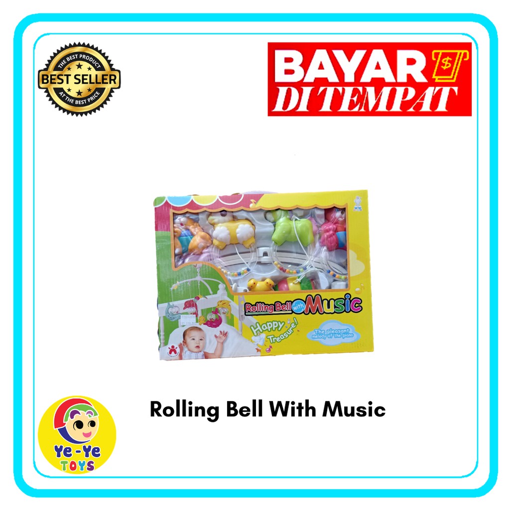 Mainan Bayi Rolling Bell With Music