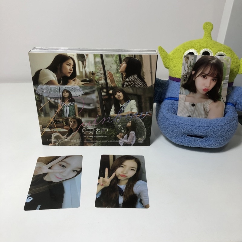 photocard album gfriend rainbow pc official pout noot noot peace