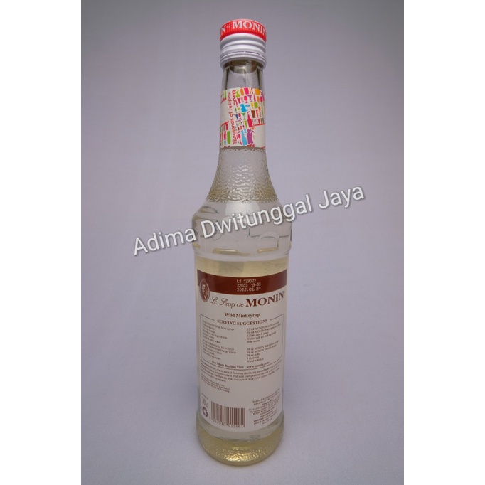 Monin Wild Mint Syrup / Sirup Wild Mint Monin 700ml