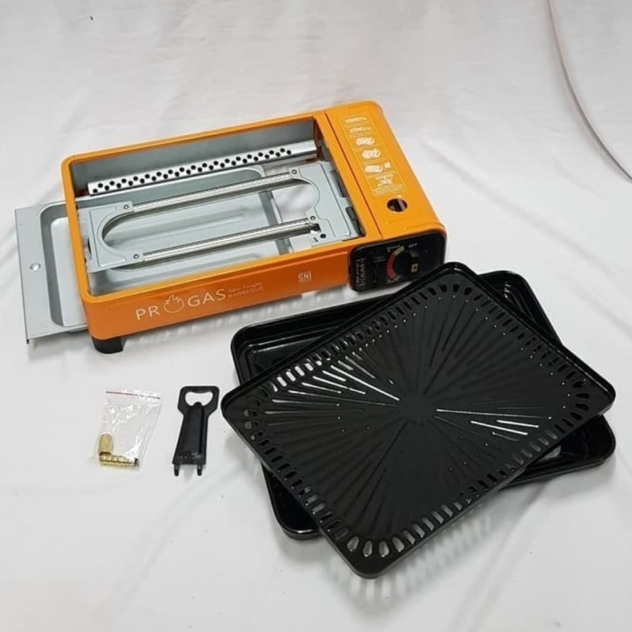 Kompor Grill Pan Portable Progas BBQ/Kompor Panggangan Progas NEW!!